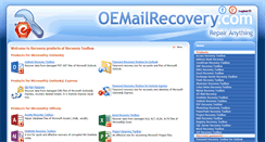 Desktop Screenshot of oemailrecovery.com