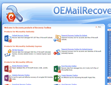 Tablet Screenshot of oemailrecovery.com